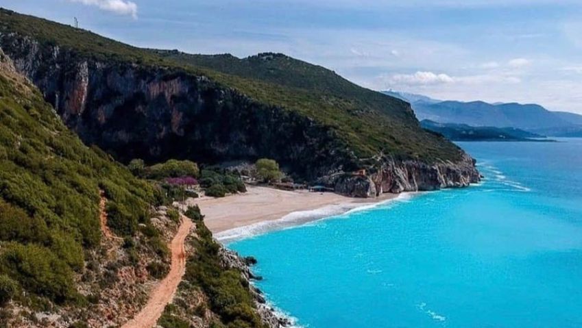 Albánia Gjipe beach