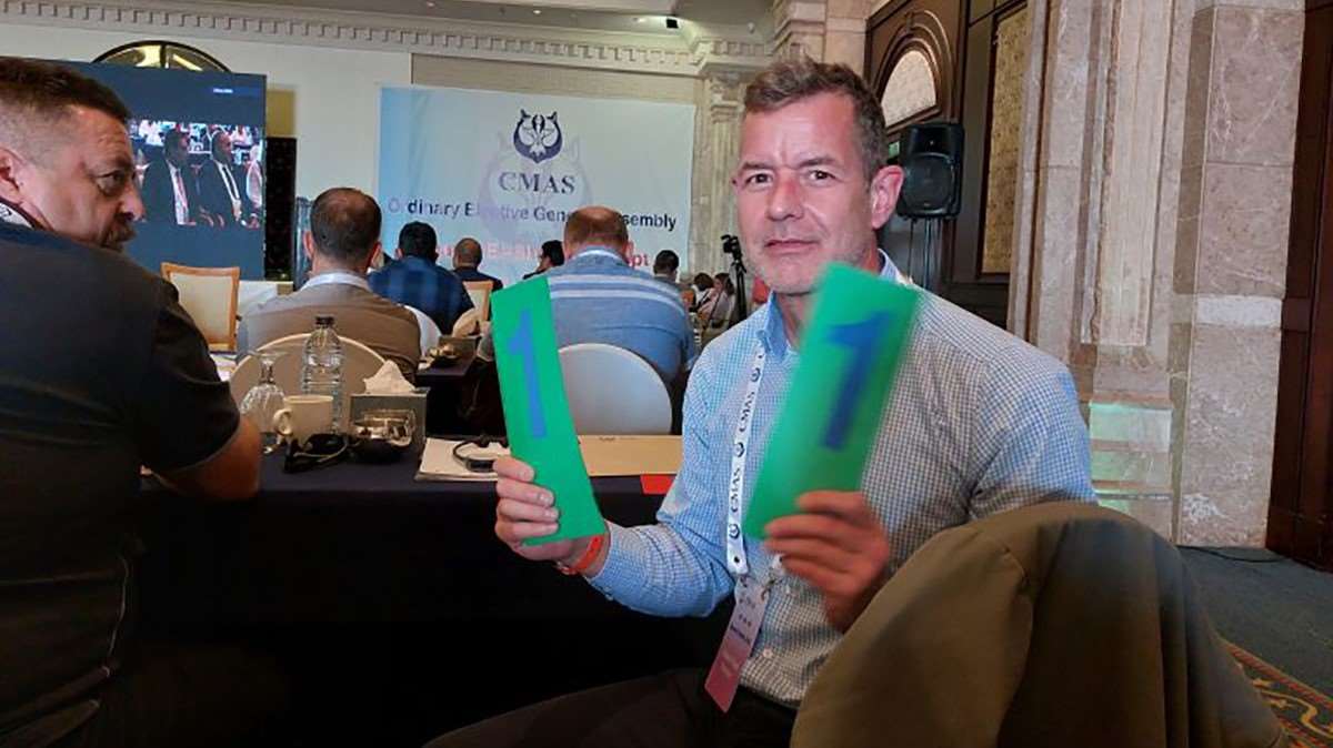 Az MBSZ elnökét a CMAS elnökségébe választották