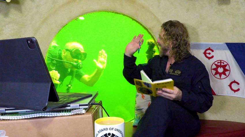 Joseph Dituri a víz alatt