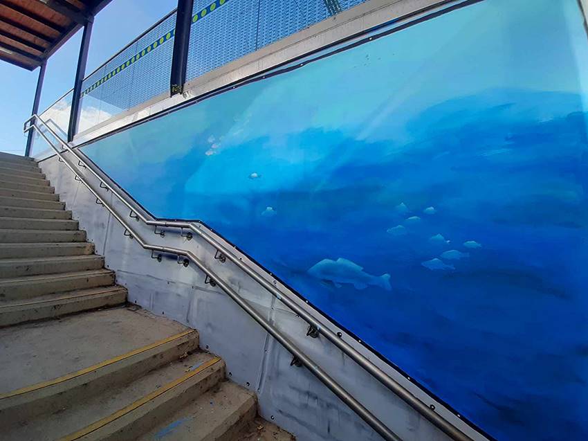 Búvárhajó festmény